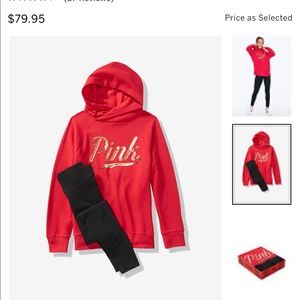 PINK BLING PULLOVER & COTTON LEGGING GIFT SET